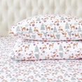 thumbnail image 1 of 4-Piece Ultra Soft 100% Turkish Cotton Flannel Sheet Set - Holiday Christmas Flannel Sheets, Warm and Cozy , Deep Pocket Fitted Sheet- Full, Plaid Deer, 1 of 5