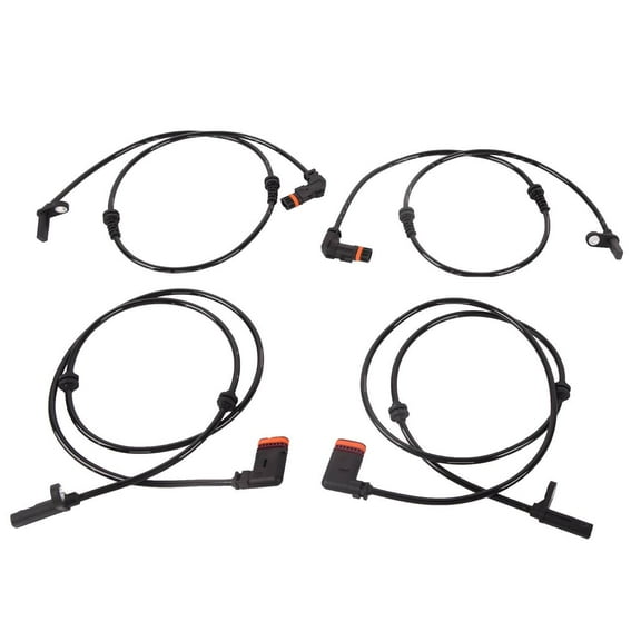 4-Piece Wheel Speed Sensor Set - Durable Replacement with Installation-4PCS ABS Wheel Speed Sensor