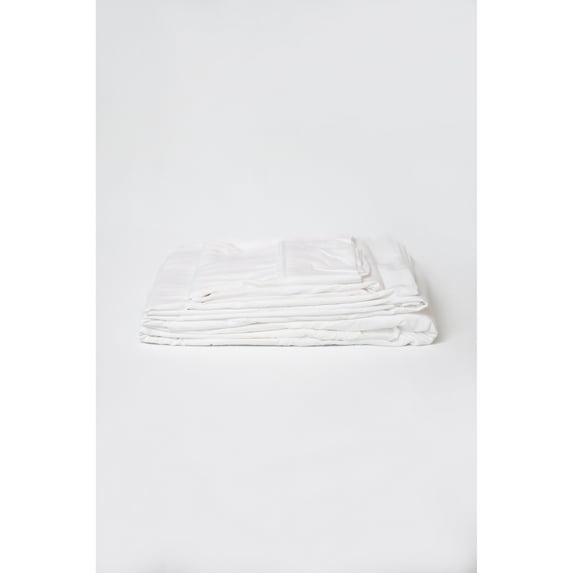 4-Piece White Bamboo King Hypoallergenic Sheet Set 66088