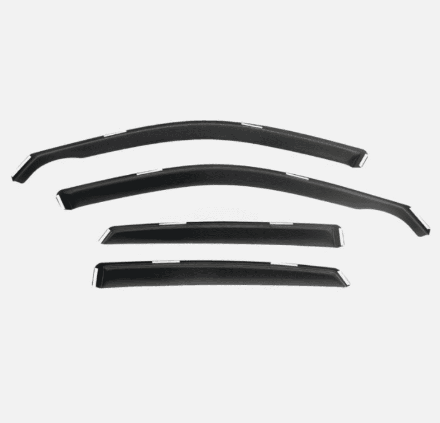 4-Piece Window Deflectors Front Rear Car Window Rain Guards/Visors In-Channel Wind Deflectors for Honda Civic Hatchback 2022-2025