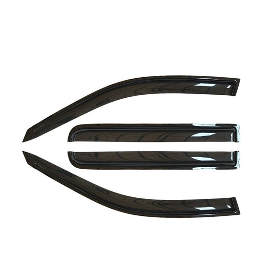 4-Piece Window Guards Deflectors Visor Set Outside Mount-4PCS Window Rain Guards Deflectors Window Visor