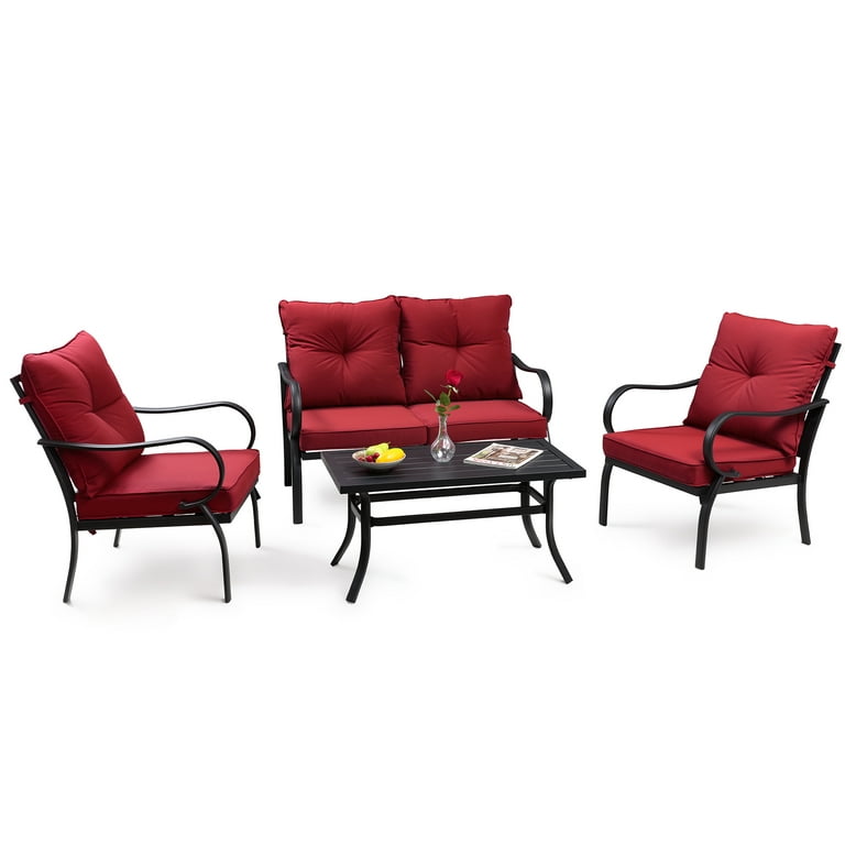 Wrought iron patio set walmart sales
