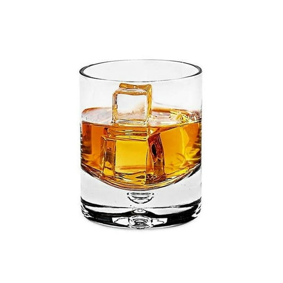 HomeRoots 375903 12 oz Old Fashioned Crystal Scotch Glass Clear - 4 Piece