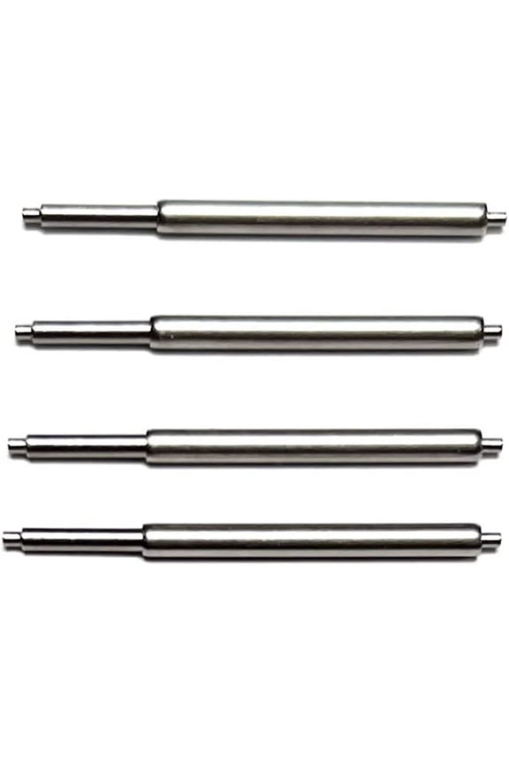 4 Pieces 10-14mm Stainless Steel Adjustable Compression Spring Bar Watch Band Pins for Attaching Watch to Band