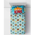 thumbnail image 1 of 4-Pieces 100 TC Disney Lion King Animal Print Microfiber Flat Fitted Bed Sheet Sets, 1 of 3