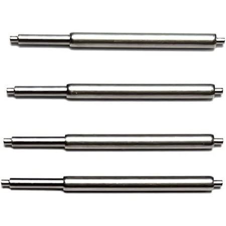 4 Pieces 18-24mm Stainless Steel Adjustable Compression Spring Bar Watch Band Pins for Attaching Watch to Band