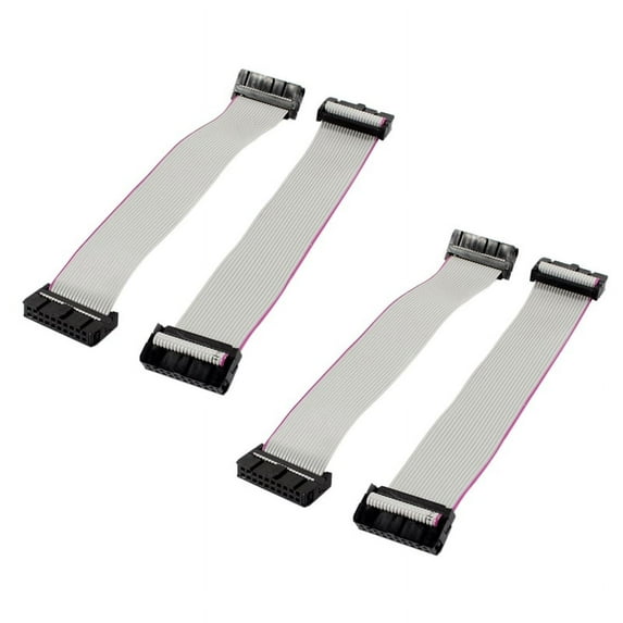 4 Pieces 2.54 mm Pitch 20 Pin F/F Flat Ribbon Cable Connector