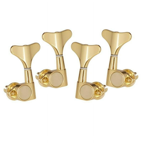 4 Pieces 2L 2R Tuning Pegs Machine Heads Gold for Electric Bass Parts