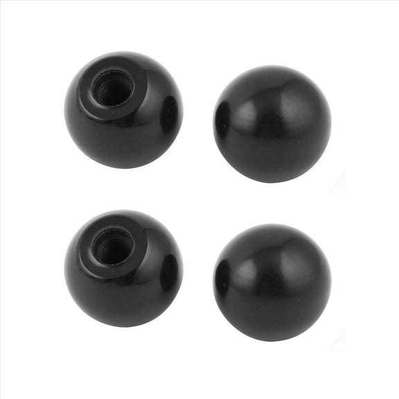 4 Pieces 32mm High 35mm M10 Threaded Plastic Ball Knob Ball Handle