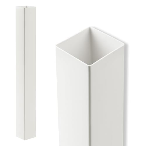 4 Pieces 4" x 4" x 48" Vinyl Fence Post Sleeves, Railing Fence Post Wraps for Deck/Porch/Mailbox//Balcony$$Tools & Hardware Other