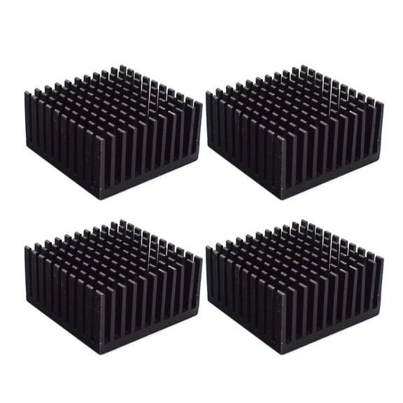 4 Pieces 40x40x20mm Aluminum Heatsink Cooling Fin Radiator Heat Sinks for Cooling GPU IC Chips VRAM VGA - CPU