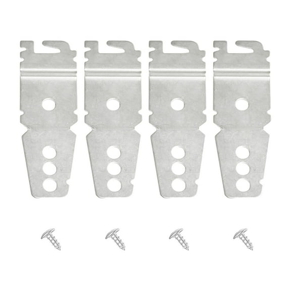 4 Pieces 8269145 Dishwasher Mounting Bracket Replacements Stable Performance Commercial Grade Parts for WP8269145 AP3039168