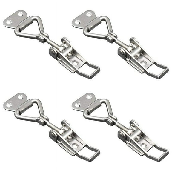 4 Pieces 90 Degree Right Angle Adjustable Buckle Vertical Quick Clamp Box Buckle Latch Clamp Right Angle Buckle Latch