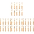 thumbnail image 1 of 4 Pieces Adjustable Repair Kit Detachable Zipper Pull 5X0.8CM Golden, 1 of 8
