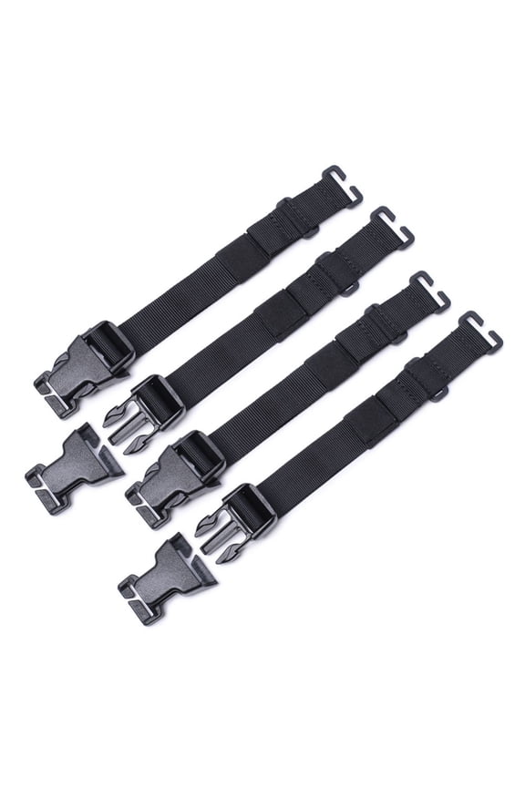 4 Pieces Backpack Chest Strap,Heavy Duty Adjustable Backpack Sternum Strap Chest Belt with Quick Release Buckle for Hiking and Jogging