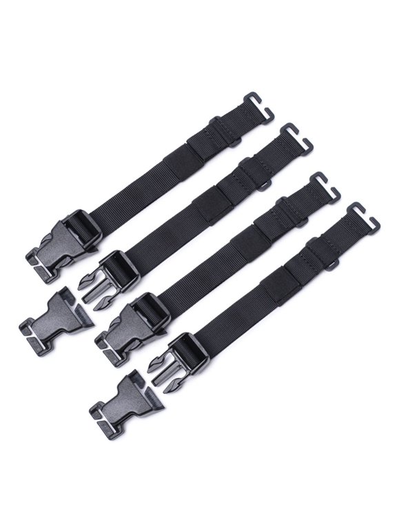 4 Pieces Backpack Chest Strap,Heavy Duty Adjustable Backpack Sternum Strap Chest Belt with Quick Release Buckle for Hiking and Jogging