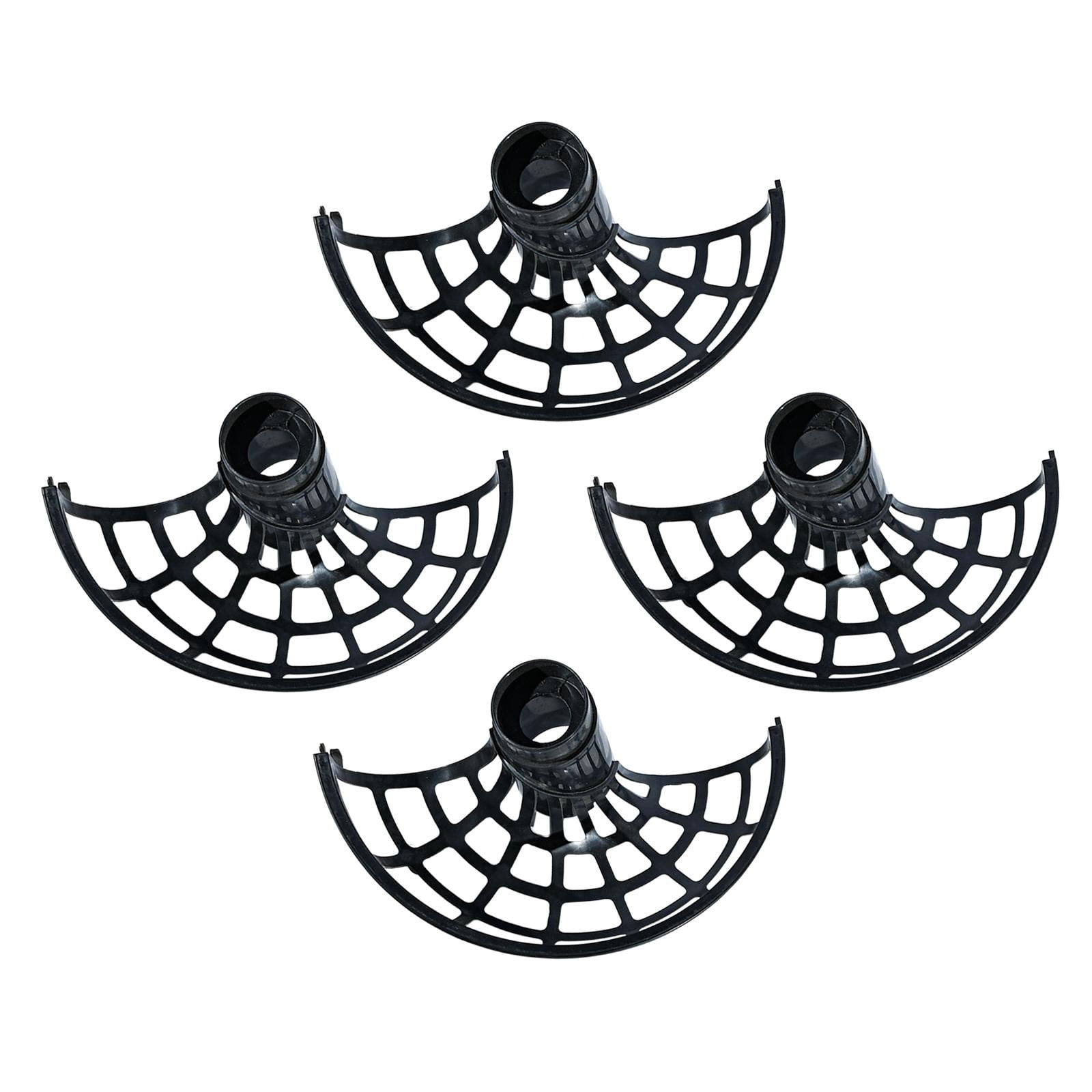 4 Pieces Ball Tracks Expansion Accessories Pitcher Parts Waterproof Polypropylene for Tennis and Baseball Practice