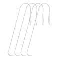 thumbnail image 1 of 4 Pieces Bead Needle Big Eye Beading Needle 15.5cm Metal Sewing Needle Threading Needle for Beads Large Collapsible, 1 of 8