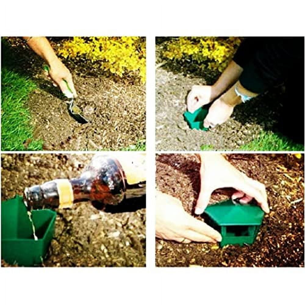 4 Pieces Beer Slug & Snail Traps Friendly to Catch Snails Catcher, for