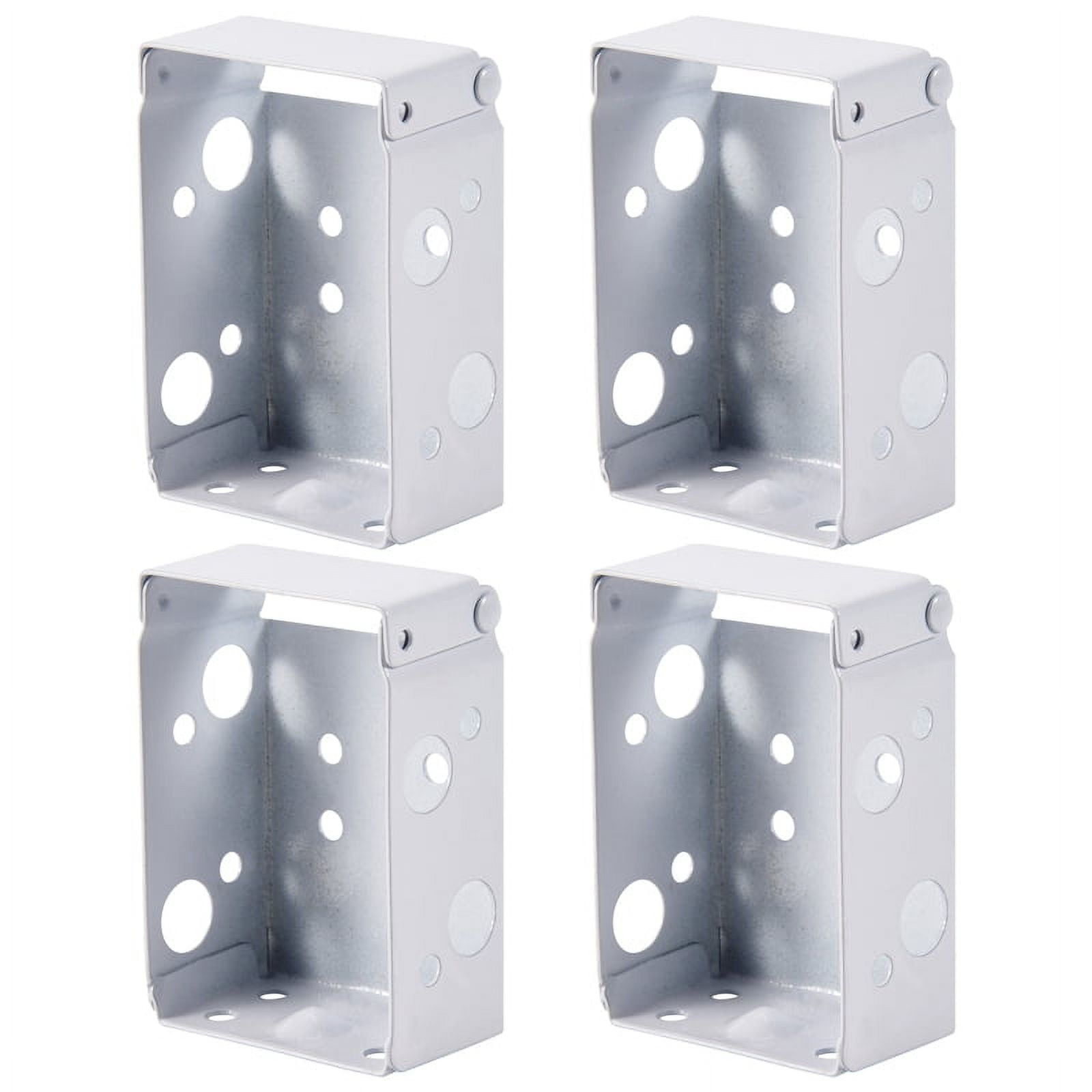 4 Pieces Blind Brackets 2 Inch Low Profile Box Mounting Bracket for ...