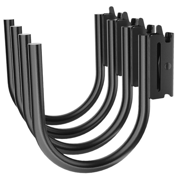 4 Pieces Box Truck E Track J Hooks Iron Material Heavy Duty Storage Solution for Garage Workshop Warehouse