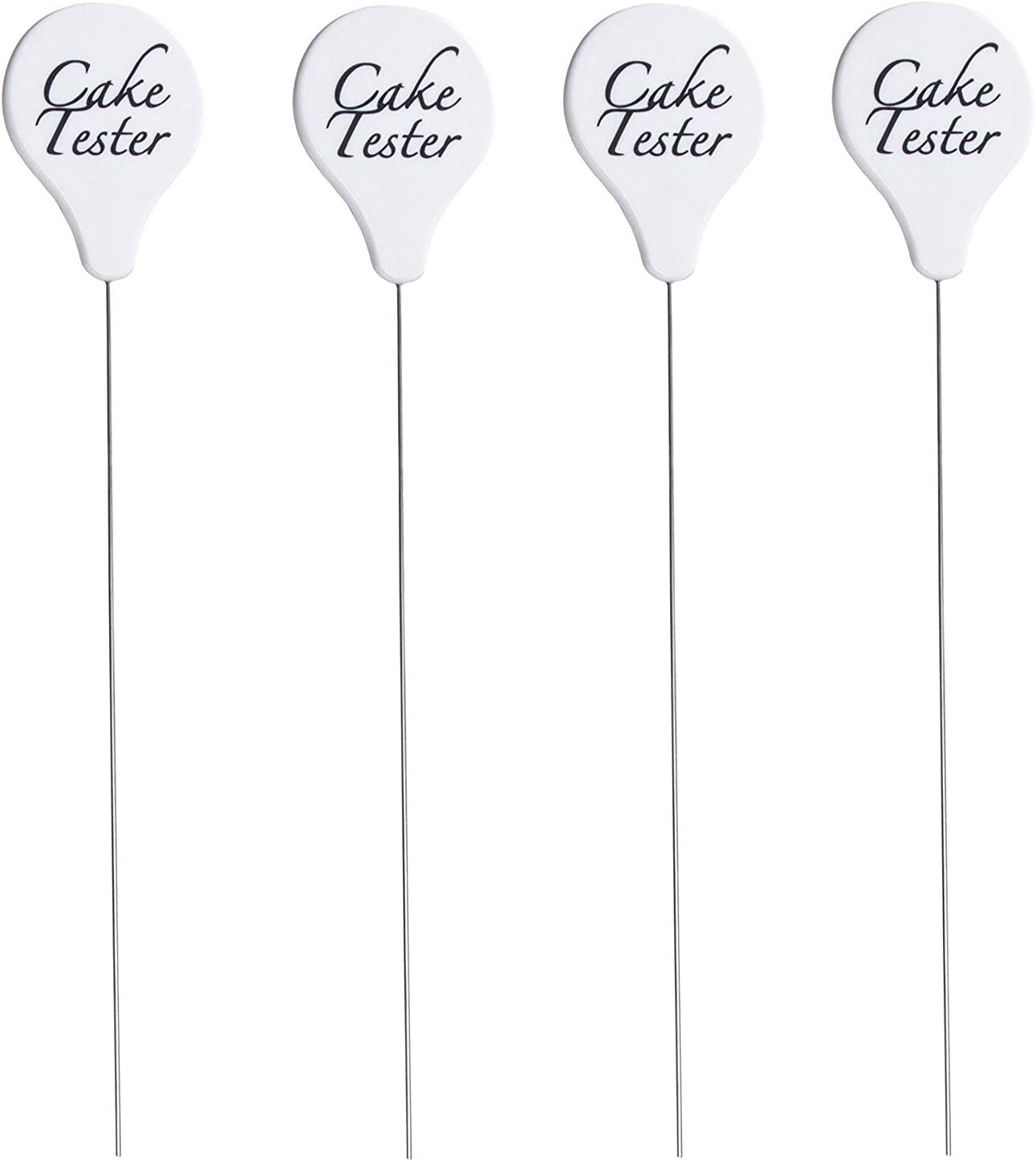 4 Pieces Cake Tester, Stainless Steel Cake Tester Probe, Reusable Metal Cake Skewer Pin Needle