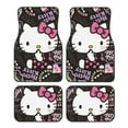 thumbnail image 1 of 4 Pieces Car Floor Mat Set Hello Kitty Protection Full Sets Universal Fit for SUV, Sedans, Vans, Trucks, 1 of 7