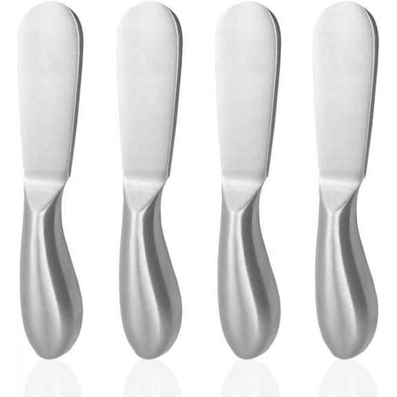 4 Pieces Cheese Spreader Set, SourceTon Stainless Steel Multipurpose Cheese and Butter Spreader Knives