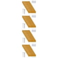 thumbnail image 1 of 4 Pieces Clear Shelf Dividers Removable Labels for Storage Bins Bookshelf, 1 of 8