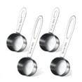 thumbnail image 1 of 4 Pieces Coffee Scoop Tablespoon Stainless Steel Measuring Scoops for Coffee, Tea, Sugar and Milk, 30 Ml, 1 of 6