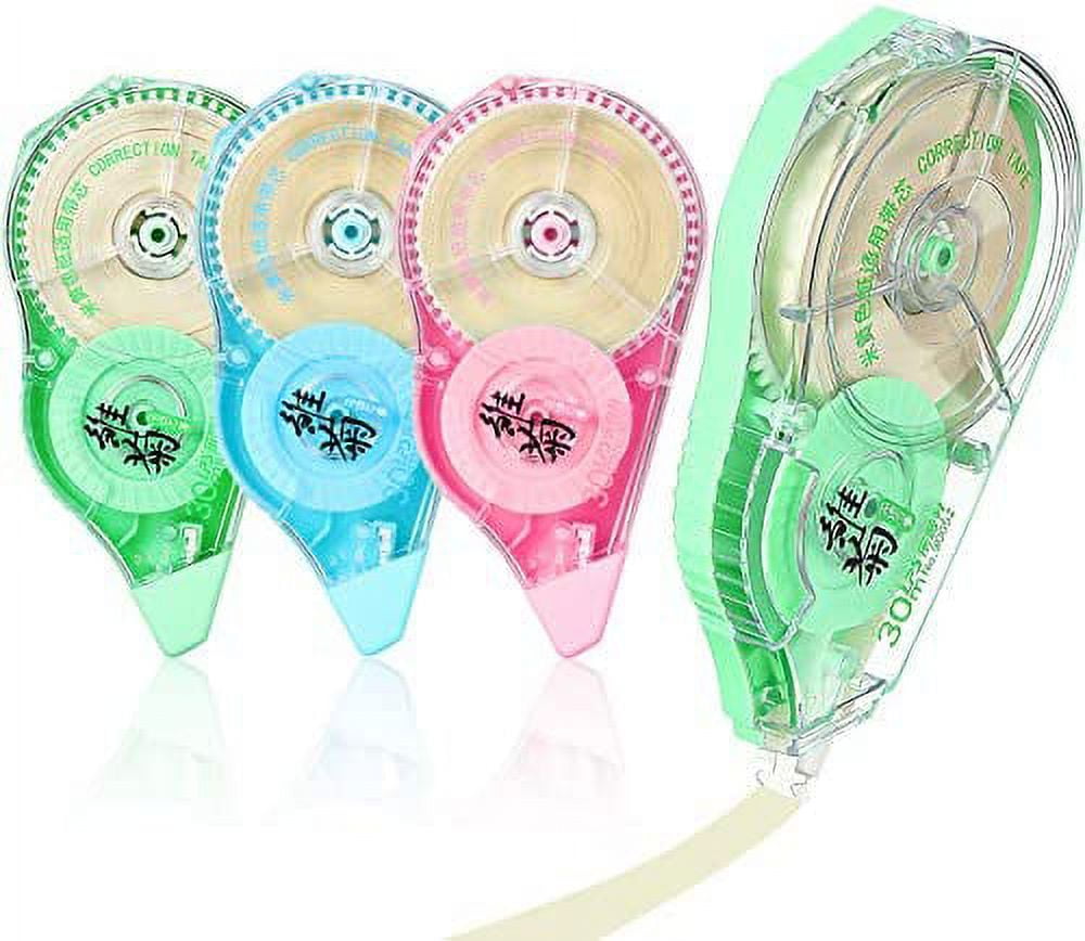 4 Pieces Correction Tape Cream Color Beige corrective Tape Eraser