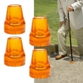 thumbnail image 1 of 4 Pieces Crutch Tips Replacement/ Heavy Duty Sturdy Reinforced Durable Upgraded Thickened/ Crutch Feet Cap/ Cane Tips for Hiking Sticks/ Canes Yellow 22mm Hole, 1 of 10