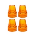 thumbnail image 1 of 4 Pieces Crutch Tips Replacement Sturdy Reinforced Crutch Feet Cap for Canes Yellow 19mm Hole, 1 of 8