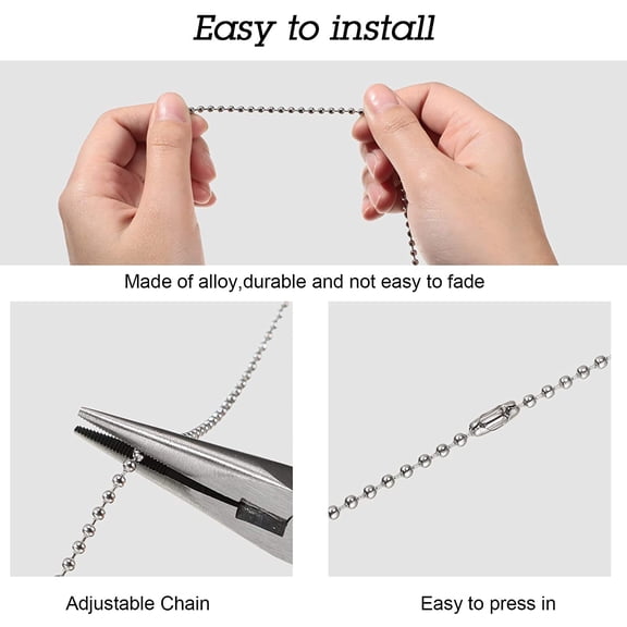 4 Pieces Crystal Ceiling Fan Pull Chain Decorative Rainbow Pull Chain Extension 20 Inch Ceiling Ornament with Ball Connector(Longan, Round, Polygon, Quadrilateral)