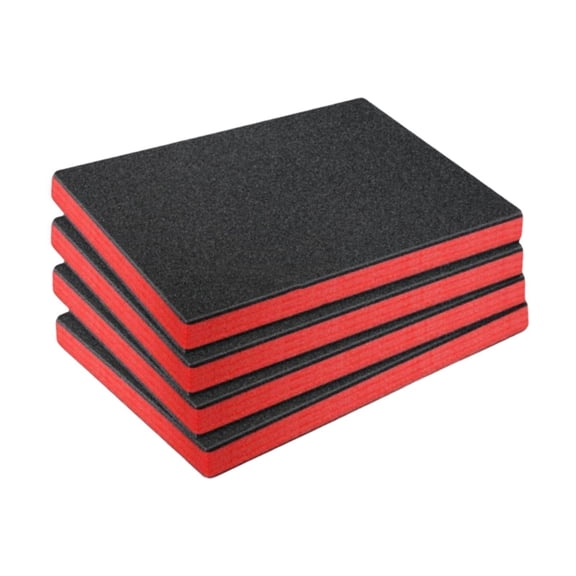 4 Pieces Cushioning Tool Box Foam Inserts Floral Craft Foam Sheets Soft EPE for Dinnerware Porcelain Glasses