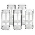 thumbnail image 1 of HEMOTON Transparent PP Empty Containers for Home with Rotating Bottom Design 5 Pieces Portable Sizes, 1 of 8