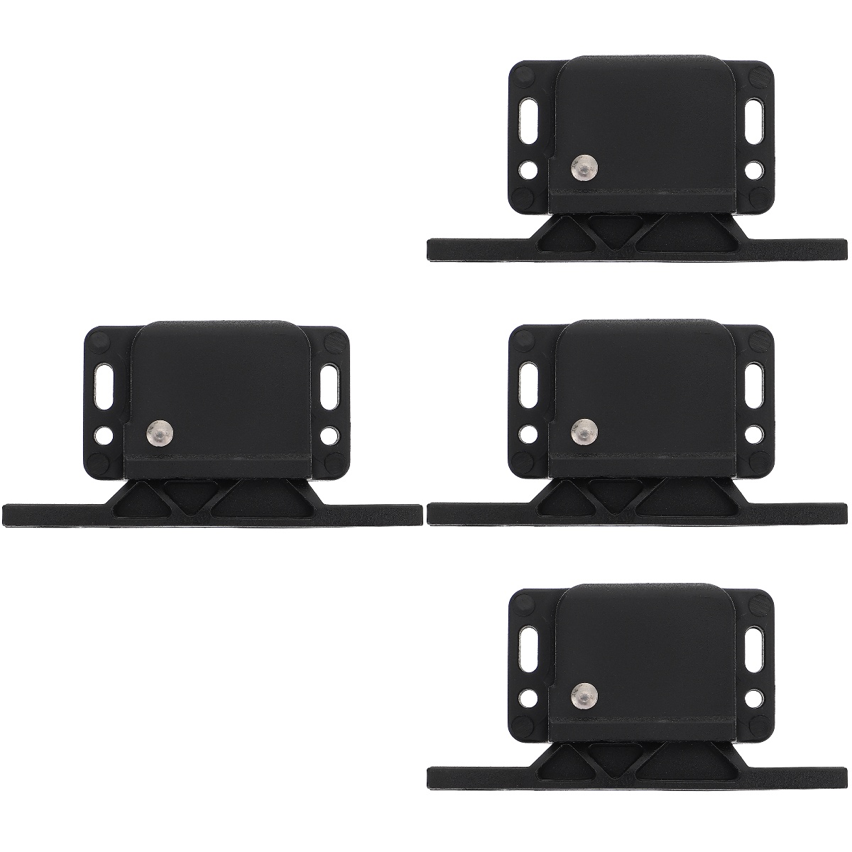 4 Pieces Door Locks Kitchen Grabber Catches 10 Slide Concealed