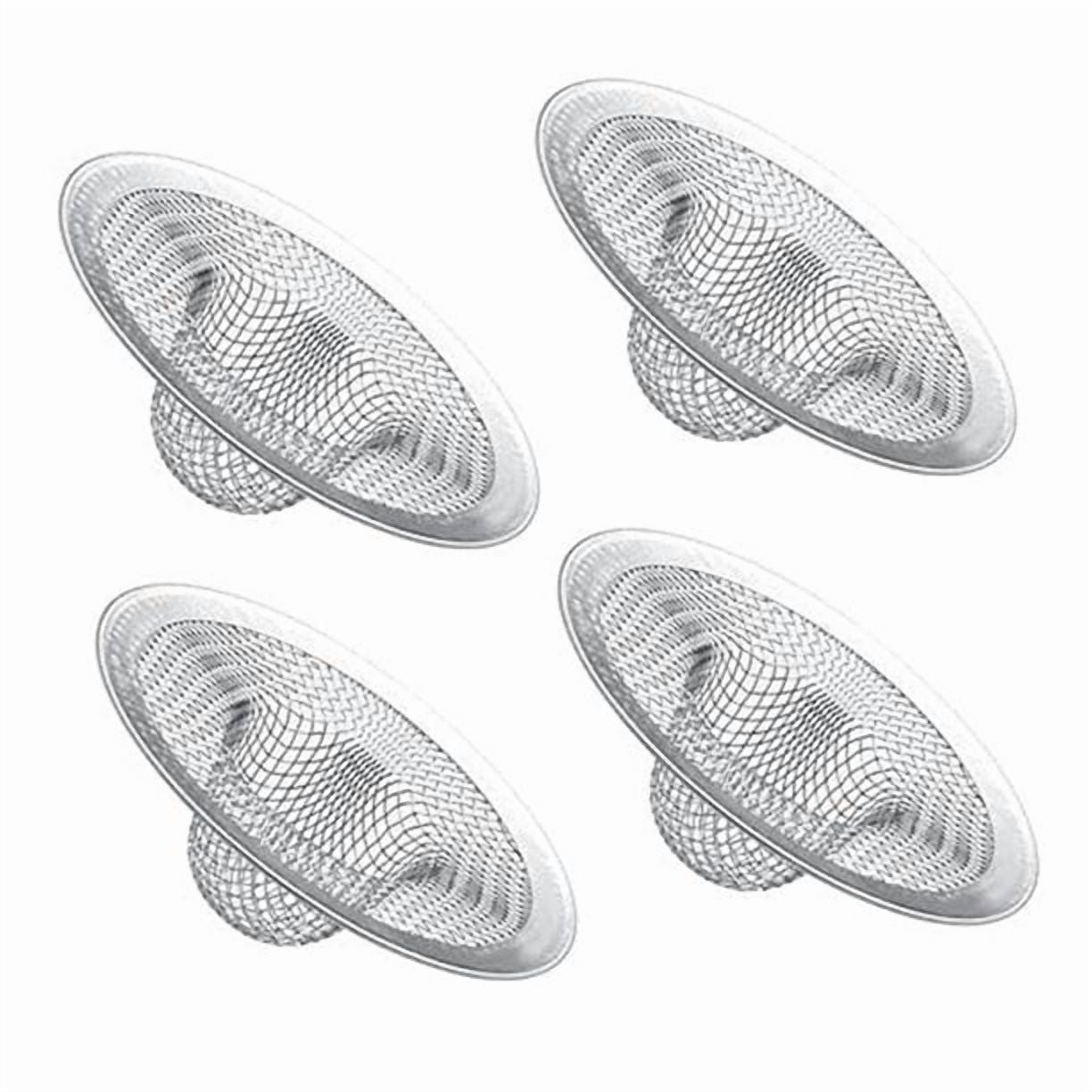 Drain Protector 4 Pieces Drain Hair Catcher Bathtub Shower Drain Cover Kitchen Sink ...