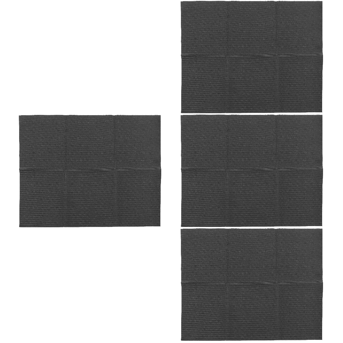 4 Pieces Drawer Space Decorations Kitchen Matts Refrigerator Liners