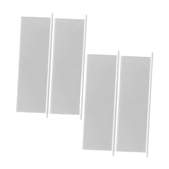 4 Pieces Dryer Exhaust Vent Cover Flap Panel Weather Resistant PP for Home Exterior Indoor Installation