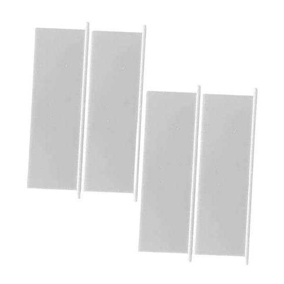 4 Pieces Dryer Vent Wall Cap Replacement Flap Dustproof PP Material for Residential Exterior Outdoor