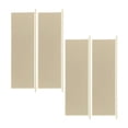thumbnail image 1 of 4 Pieces Dryer Vent Wall Cap Replacement Flaps Air Exhaust PP Panel Easy Install for Residential Exterior, 1 of 9