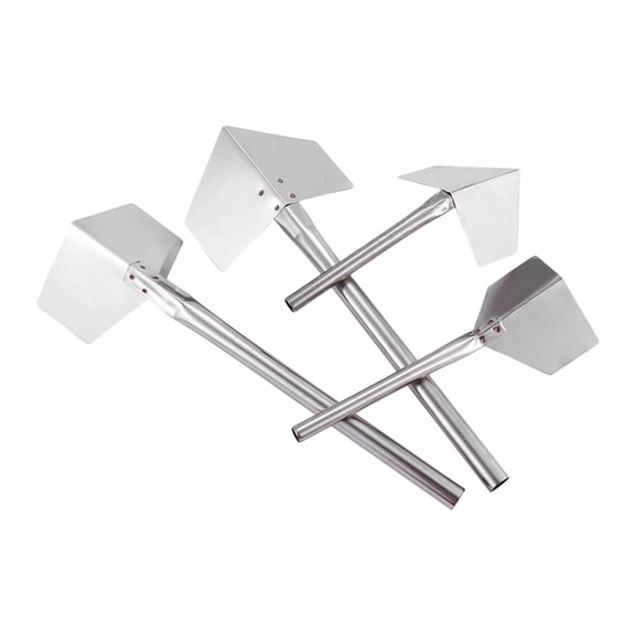 4 Pieces Drywall Corner Tool Hand Trowel Plastering Scraper Rustproof Steel for Inside Outside Corner Finishing