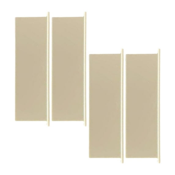 4 Pieces Exhaust Air Cover Dryer Vent Panel Weather Resistant PP Dustproof Protection for Home Exterior