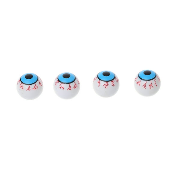 4 Pieces Eyeball Pattern Bicycle Tire for Valve Cap Mountain Bike Accessories