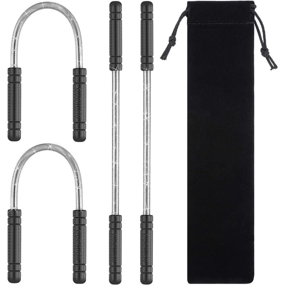 4 Pieces Facial Hair Remover Spring Eyebrow Face Epilator Coil Portable Threading Tool for Women Chin Cheek Mustache Upper Lip