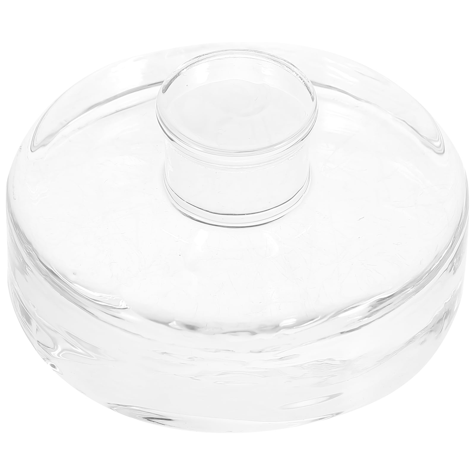 4 Pieces Fermented Glass Weights Clear Jar Mason Jars Fermenting Lids