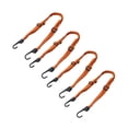 thumbnail image 1 of 4 Pieces Fixed Rope Motorcycle Retractable Cord Adjustable Accessory Orange 90cm, 1 of 8