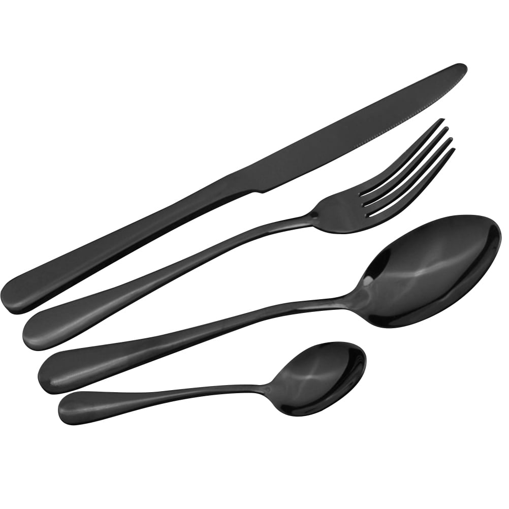 4 Pieces Flatware Silverware Set Stainless Steel Cutlery Include Fork