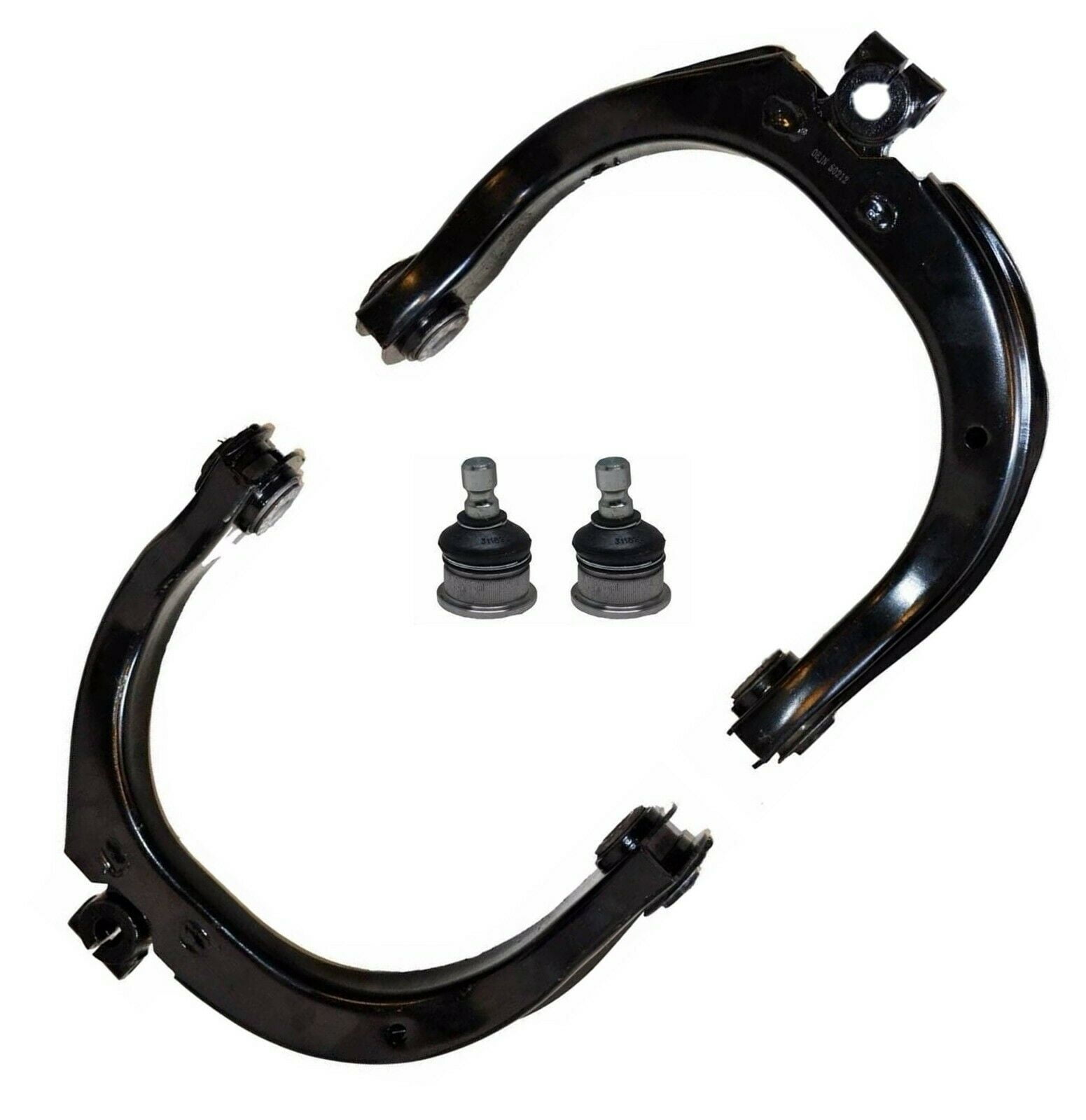 4 Pieces Front Suspension Kit Upper Control Arm + Ball Joints Set Fits